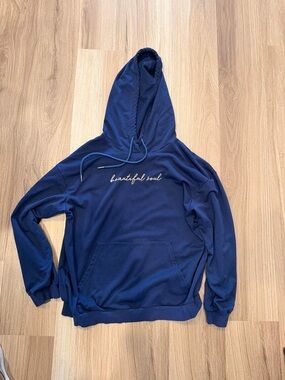 Beautiful Soul unisex Navy Hoodie Sweatshirt